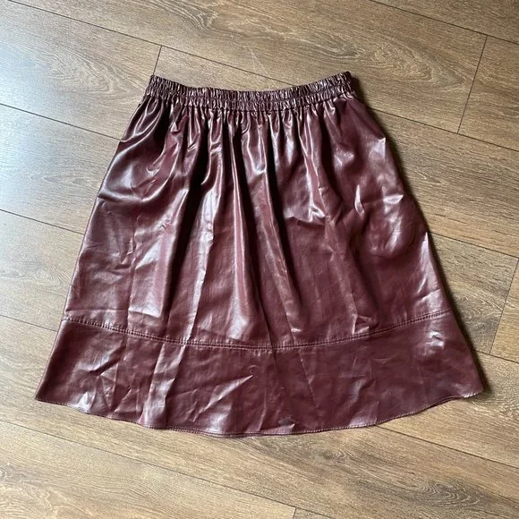 Tibi liquid drape pull on skirt, size M - Picture 3 of 7